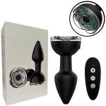 Plug Anal com vibro e Controle Remoto por Voz - 7.7 x 3.7cm