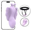 Sora Vibrador de Calcinha em Formato de Borboleta controlado a Longa distância via aplicativo