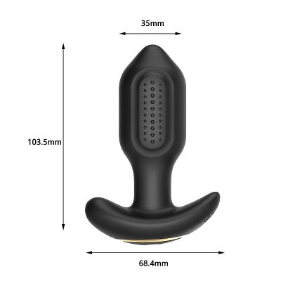 15395509164 plug anal com vibro e rotacao controlado via aplicativo a longa distancia pong 6