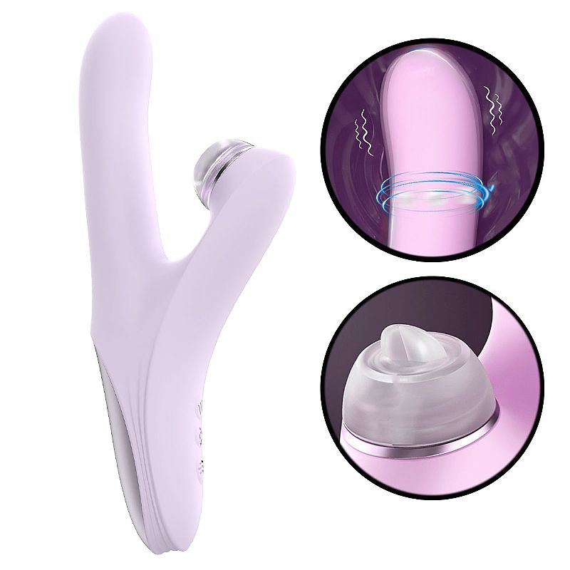 Vibrador de Ponto G e Clitóris com Rotação de Esferas - S-Hande 1 Vibrador de Ponto G e Clitóris com Rotação de Esferas - S-Hande