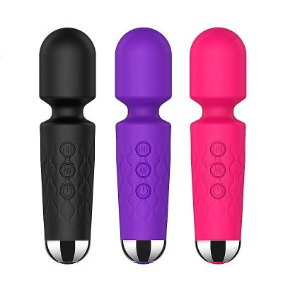 Vibrador Varinha Mágica Recarregável Stacy Mini com 20 modos de vibração