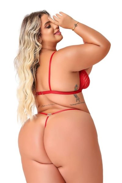15268720803 conjunto vermelho cinderela plus rendando com strappy 03