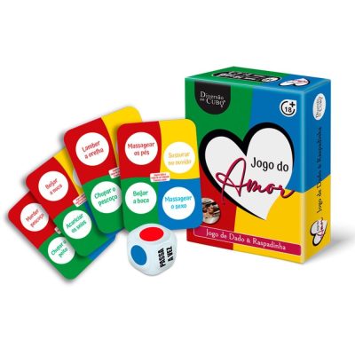 Alternative view of Jogo do Amor Dado e Raspadinha Reutilizável Diversão ao Cubo
