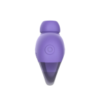Bella Vibrador com ondas de pressão e controle via aplicativo Roxo intt Collors - Imagem 3