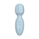 Vibrador Massageador varinha mágica Intt Wellness Azul com 10 Modos de Vibração e Toque Aveludado - Imagem 2