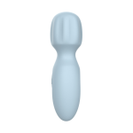 Vibrador Massageador varinha mágica Intt Wellness Azul com 10 Modos de Vibração e Toque Aveludado - Imagem 3