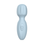 Vibrador Massageador varinha mágica Intt Wellness Azul com 10 Modos de Vibração e Toque Aveludado - Imagem 4