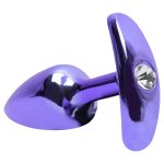 Kit Plug Anal Pequeno Em Metal Lilás 4x1 – Linha Hard - Imagem 3