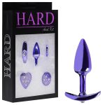 Kit Plug Anal Pequeno Em Metal Lilás 4x1 – Linha Hard