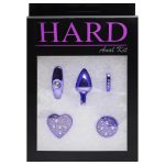 Kit Plug Anal Pequeno Em Metal Lilás 4x1 – Linha Hard - Imagem 9