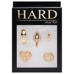 Kit Plug Anal Pequeno Em Metal Dourado 4x1 – Linha Hard - Imagem 9