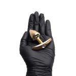 Kit Plug Anal Pequeno Em Metal Dourado 4x1 – Linha Hard - Imagem 7