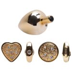 Kit Plug Anal Médio Em Metal Dourado 4x1 – Linha Hard - Imagem 3