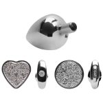 Kit Plug Anal Médio Em Metal Cromado 4x1 – Linha Hard - Imagem 2