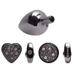 Kit Plug Anal Médio Em Metal Onix 4x1 – Linha Hard - Imagem 2