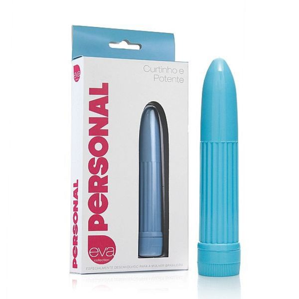 Vibrador Personal Eva Azul Multivelocidade | Prazer Preciso