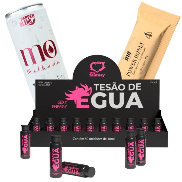 Kit Energia Feminina Total – Tesão de Égua + Revoada + Power Honey