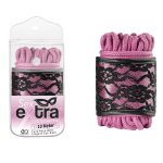 Sex Extra - kit sadomasoquismo nas cores rosa com corda de 10M em algodão e uma venda