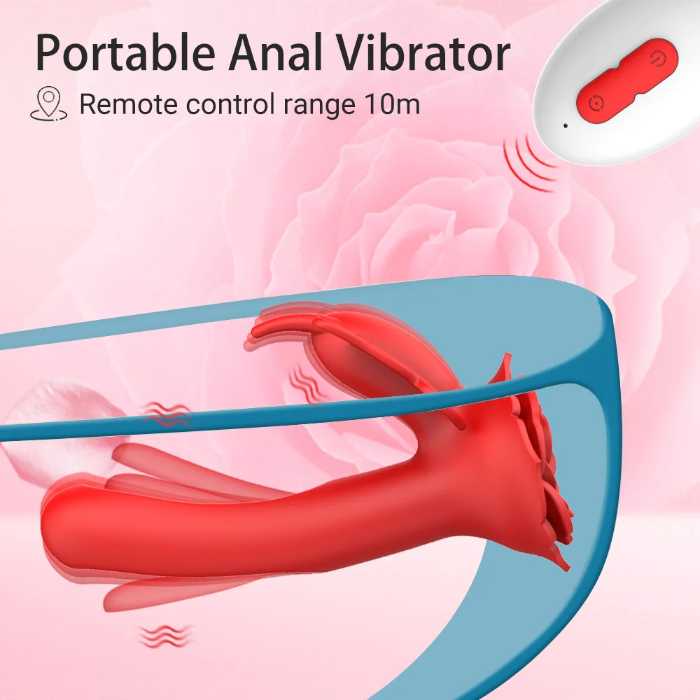 Vibrador ponto g butterfly com 9 modos de vibração com 2 motores  Olena  Imagem 8
