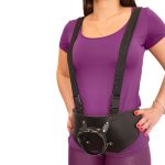 Cinta Peniana com Suspensório para Pênis Gigantes com Anel e Fivela Ajstável - Strap On - Imagem 2