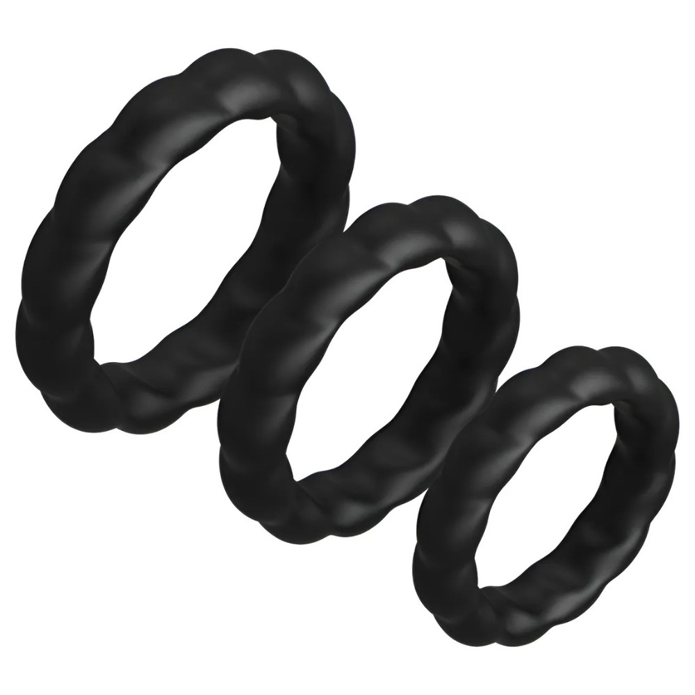 15491199571-kit-com-3-aneis-penianos-de-silicone-01.jpg Kit com 3 Anéis Penianos de Silicone Imagem 1