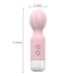 Mini Vibrador Varinha Mágica Recarregável com 18 modos de vibração - Imagem 7