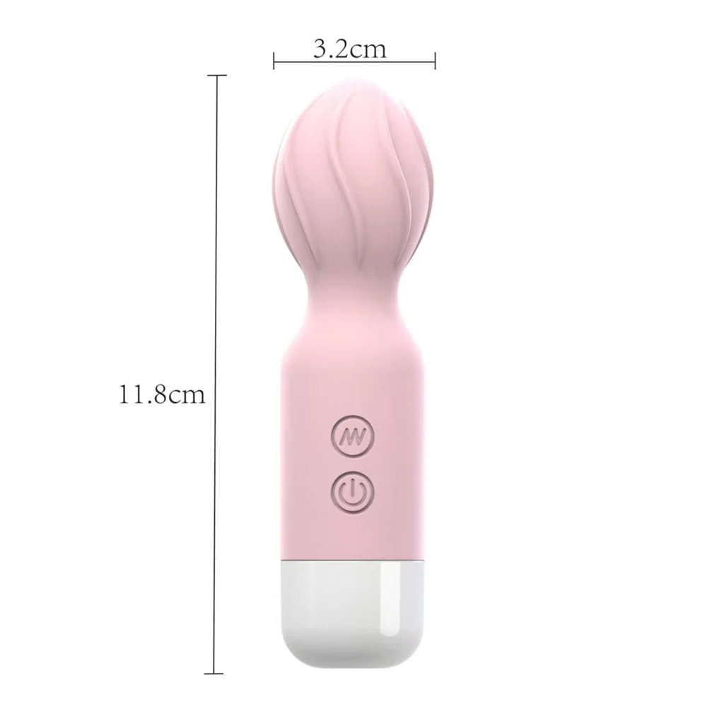 Mini Vibrador Varinha Mágica Recarregável com 18 modos de vibração  Imagem 7