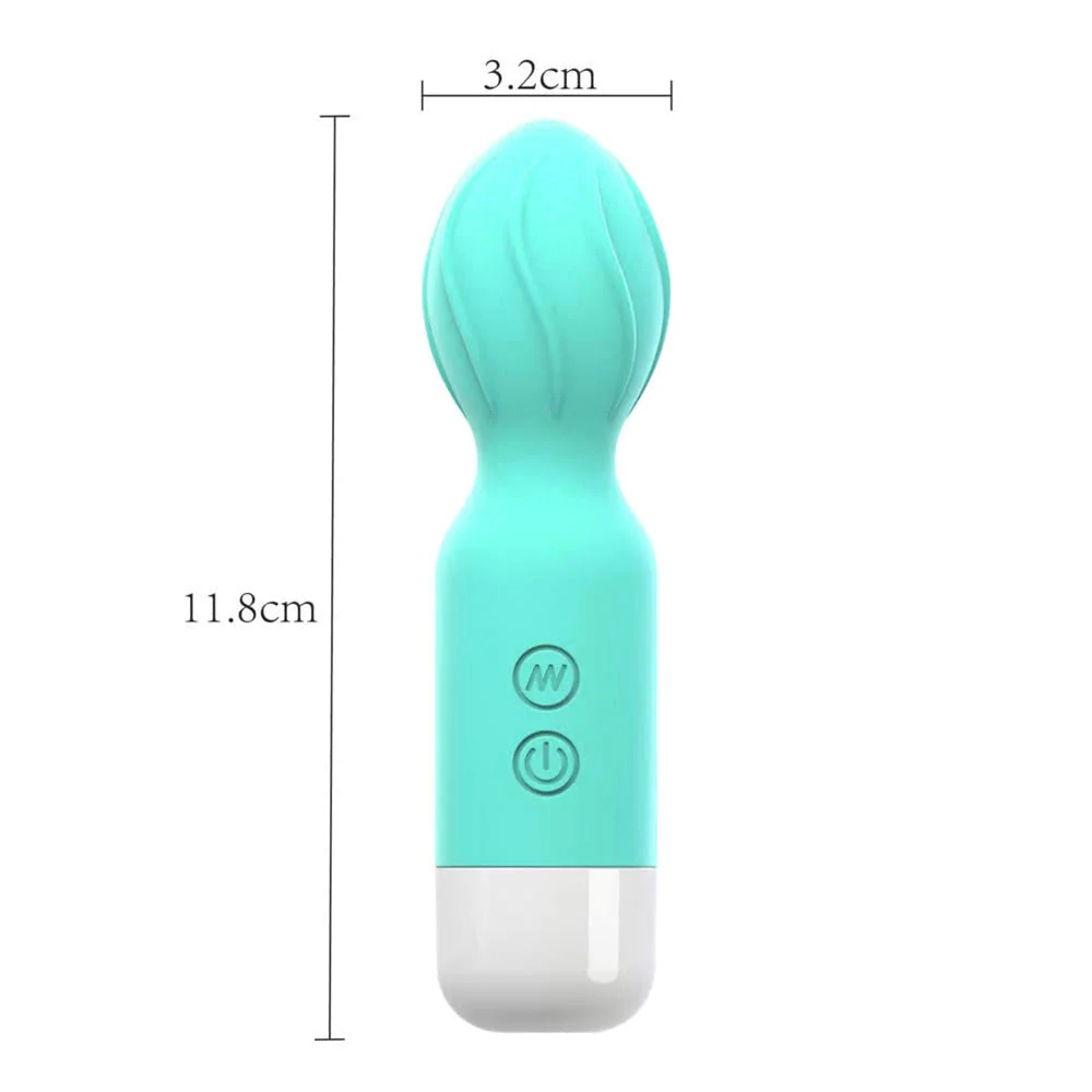 Mini Vibrador Varinha Mágica Recarregável com 18 modos de vibração  Imagem 6