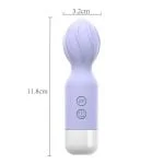 Mini Vibrador Varinha Mágica Recarregável com 18 modos de vibração - Imagem 5