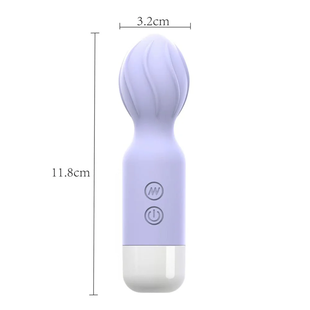 Mini Vibrador Varinha Mágica Recarregável com 18 modos de vibração  Imagem 5