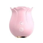 Vibrador em formato de Rosa Estimuladora de Clitóris com Pulsação - Ruby - Imagem 4