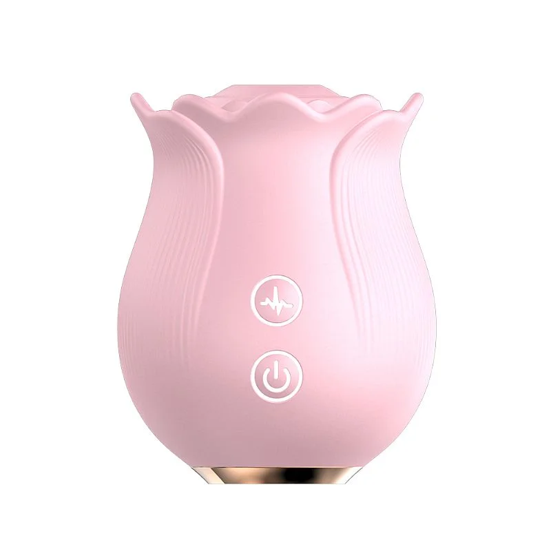 Vibrador em formato de Rosa Estimuladora de Clitóris com Pulsação  Ruby  Imagem 4