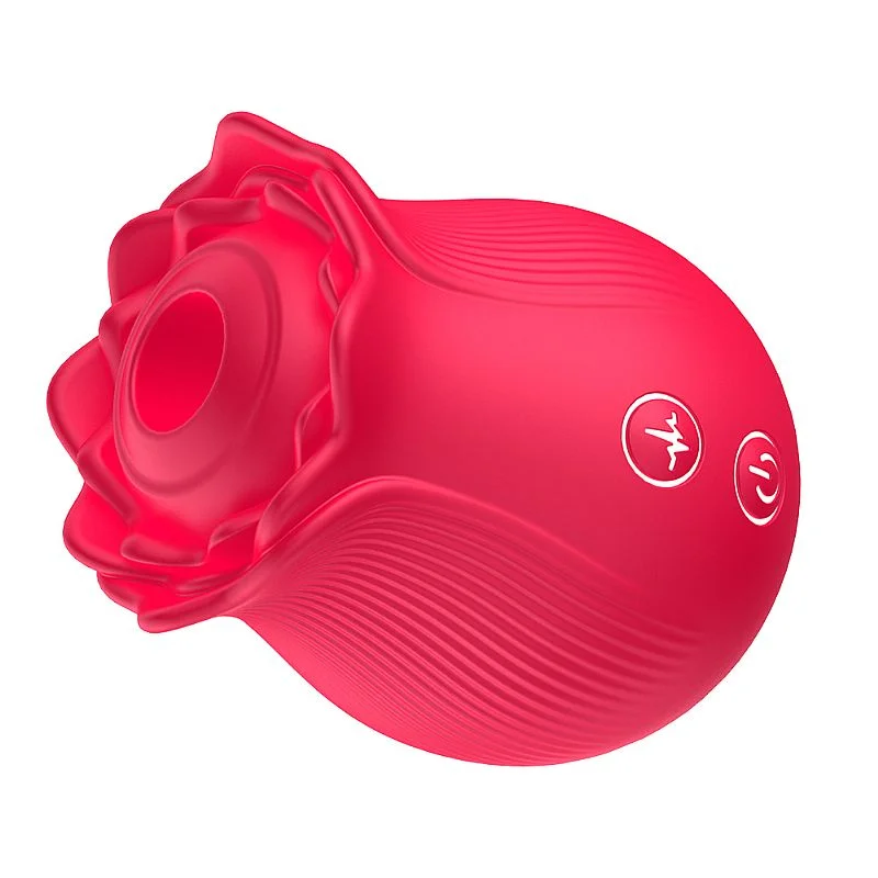 Vibrador em formato de Rosa Estimuladora de Clitóris com Pulsação  Ruby  Imagem 5