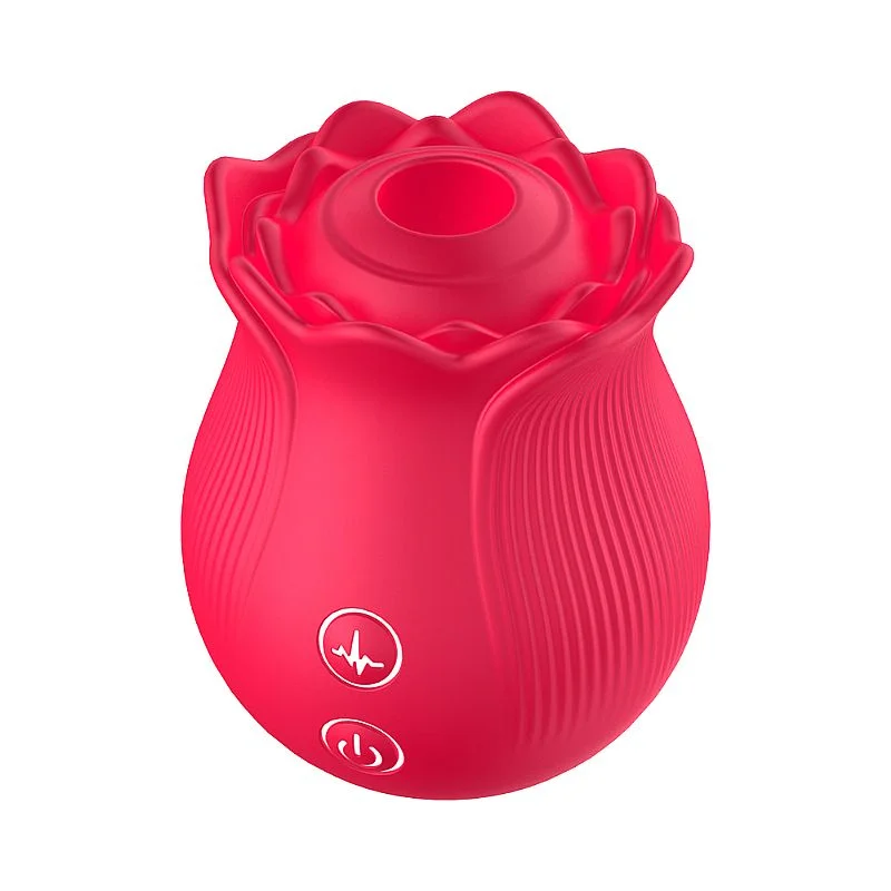 Vibrador em formato de Rosa Estimuladora de Clitóris com Pulsação  Ruby  Imagem 8
