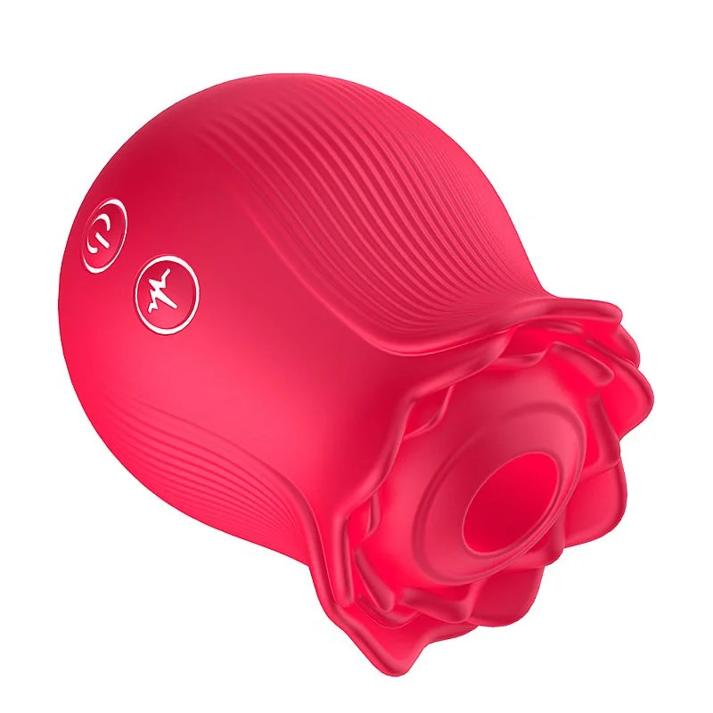 Vibrador em formato de Rosa Estimuladora de Clitóris com Pulsação  Ruby  Imagem 6