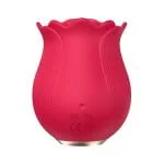 Vibrador em formato de Rosa Estimuladora de Clitóris com Pulsação - Ruby - Imagem 7