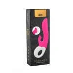 Vibrador Tornado 2 em 1 com sugador de clitóris e parte penetrável rosa intt - Imagem 3