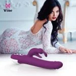 Vibrador Rotativo com Plug Estimulador Clitoriano 7 Níveis de Vibração Vibe Alvin - Imagem 6