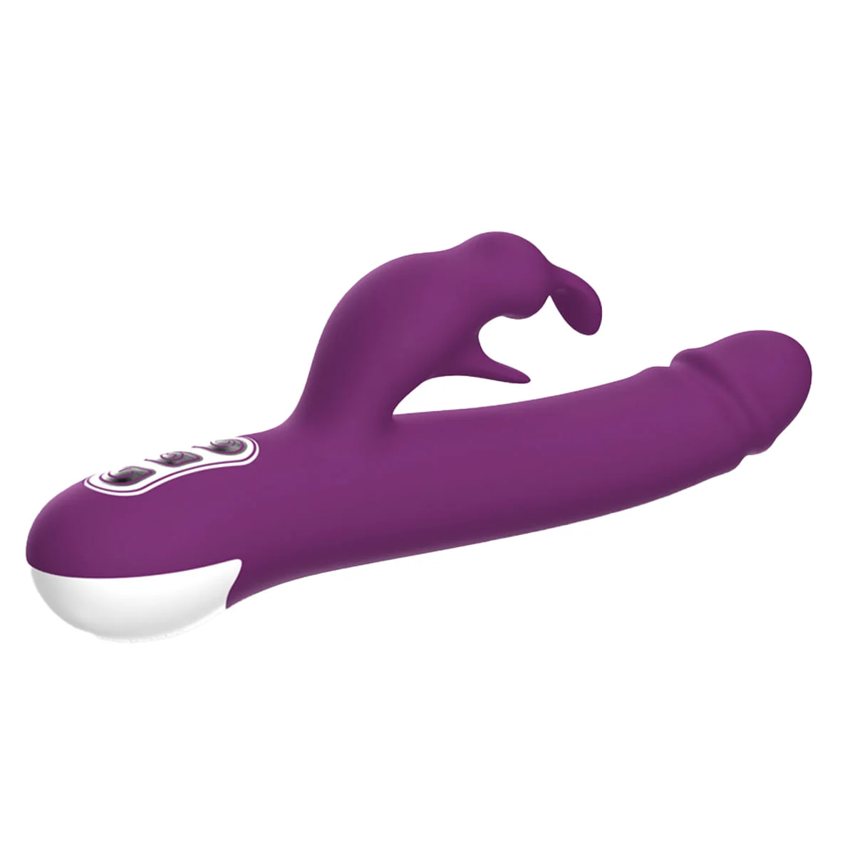 Vibrador Rotativo com Plug Estimulador Clitoriano 7 Níveis de Vibração Vibe Alvin  Imagem 4