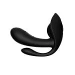 Vibrador de Ponto G com Plug Anal 7 funções de vibração preto - Dibe - Imagem 3
