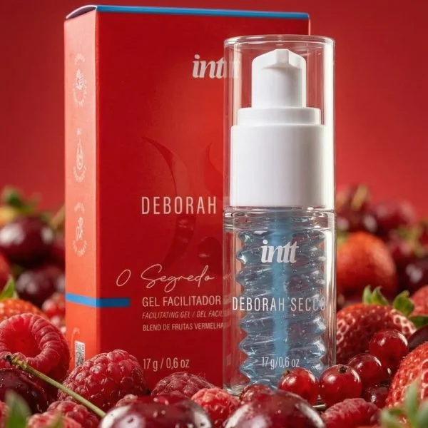 Gel Facilitador Anal O Segredo com Aroma de Frutas Vermelhas Intt Cosméticos + Deborah Secco 17g