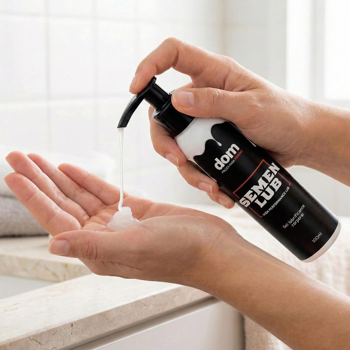 Semen Lub Tradicional  Gel Lubrificante Que Imita o Semen Humano  Imagem 2