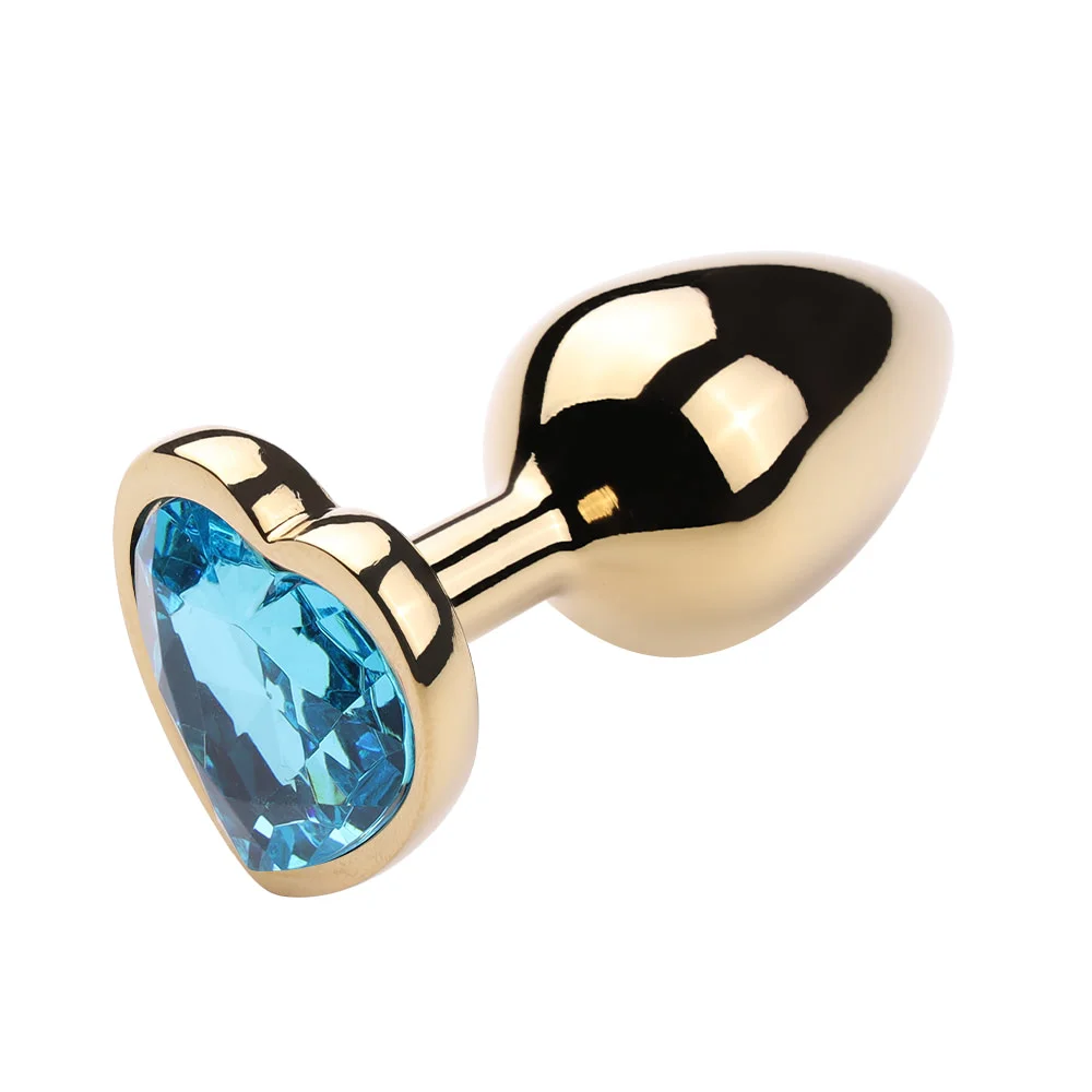 Plug Anal Pequeno Aço Dourado Coração  Imagem 11