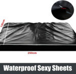 Lençol Impermeável para Cama Molhada para Casais 210 x 210 cm Espessura 0,18 mm - Imagem 4