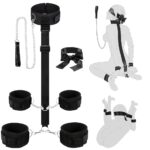 Kit de Brinquedos Sexuais BDSM Bondage com Corrente de Tração e Venda - Imagem 2