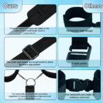 Kit de Brinquedos Sexuais BDSM Bondage com Corrente de Tração e Venda - Imagem 12