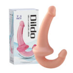 Pênis Dildo Duplo Strapless 20x3,3x2,6cm - Imagem 4