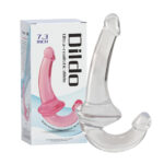 Pênis Dildo Duplo Strapless 20x3,3x2,6cm - Imagem 5