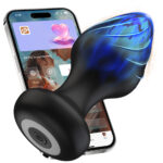 Plug Anal Vibratório com Controle por Aplicativo à Distância - 9 Funções em Silicone Macio