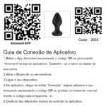 Plug Anal Vibratório com Controle por Aplicativo à Distância - 9 Funções em Silicone Macio - Imagem 7